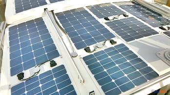 Panels with SunPower cells and half cells