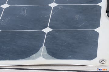 Delaminating semi-flexible panel with SunPower cells (2)